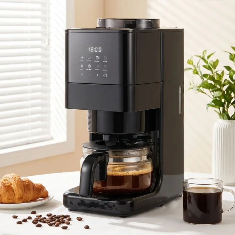 Automatic Coffee Maker Built-In Grinder & Cold Dual