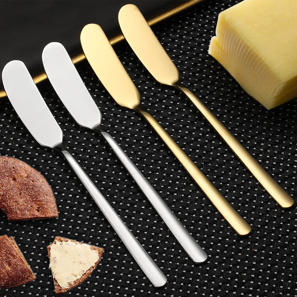4/1pcs Butter Knifes Stainless Steel Cheese Cutter Knifes