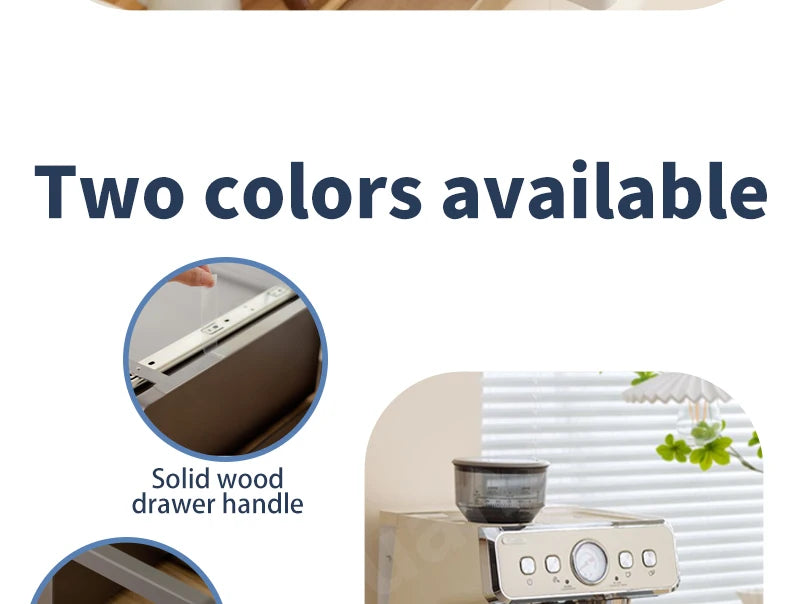 Coffee Machine Rack Water Bar Counter Pull-Out Dust