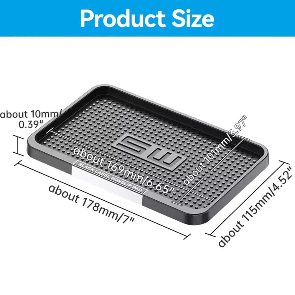 Car Dashboard Silicone Mat Phone Holder Anti Slip