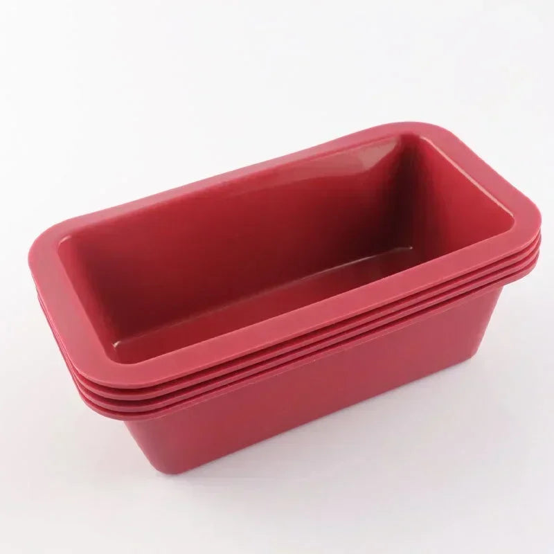 Silicone Baking Molds Nonstick Rectangle Cake Pans Mini