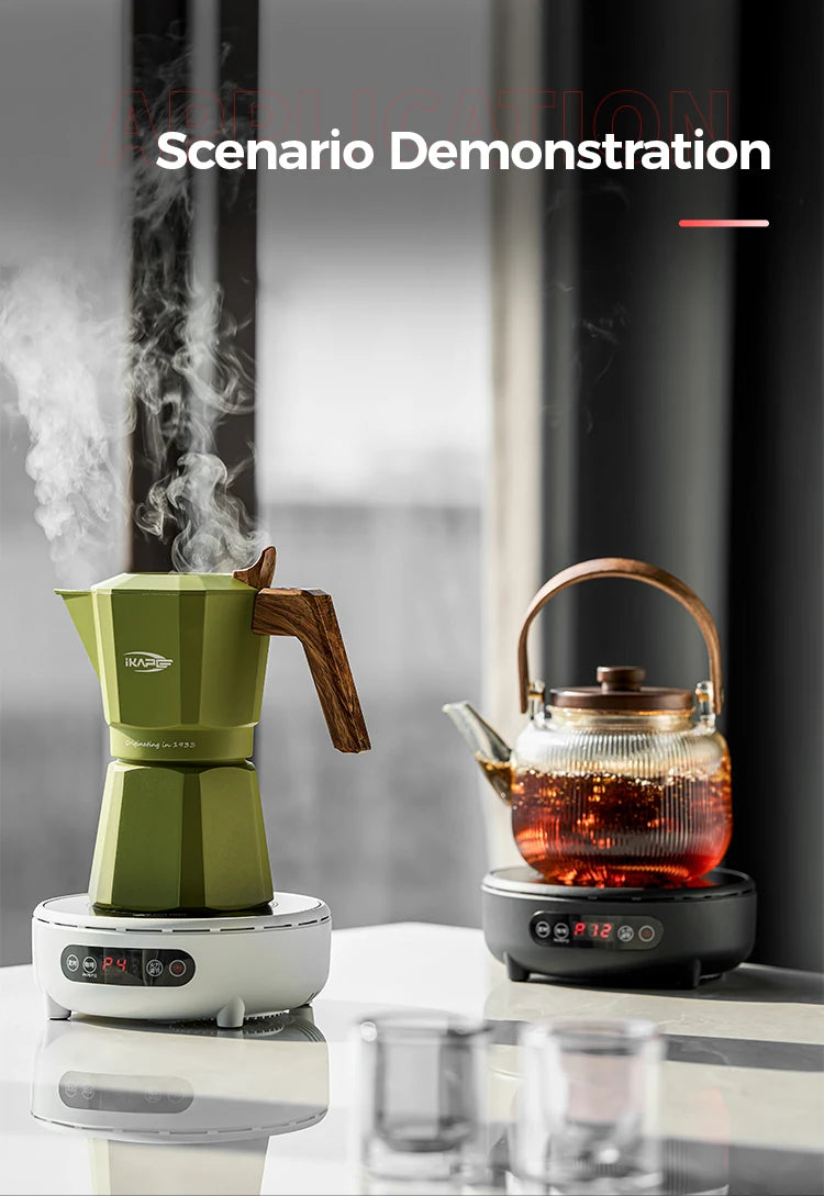 Ikape Espresso Moka Pot Infrared Ceramic Hob 220v