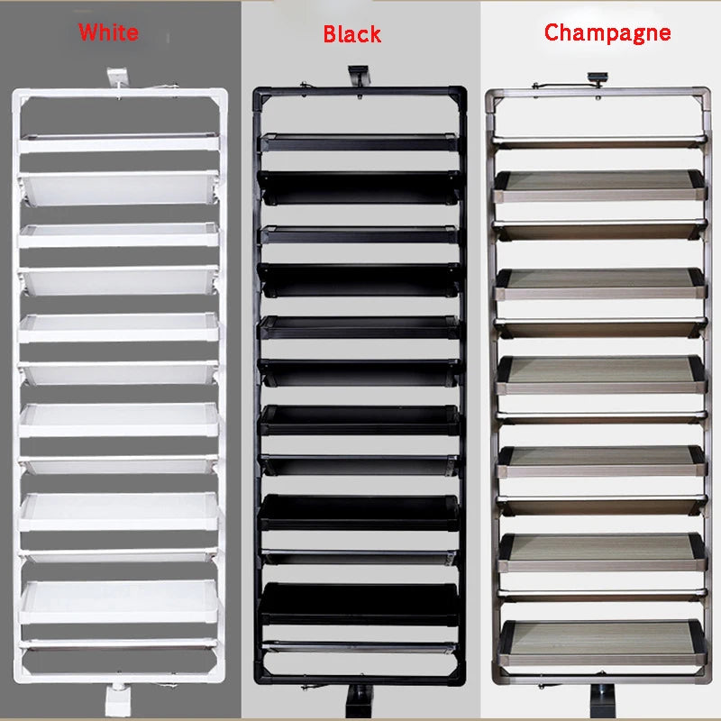 Shoe Rack 360 Rotating Height Adjustable Aluminum Alloy