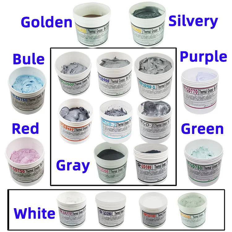 Gd900 Gd007 Gd-2 Thermal Grease Net Weight 1000g