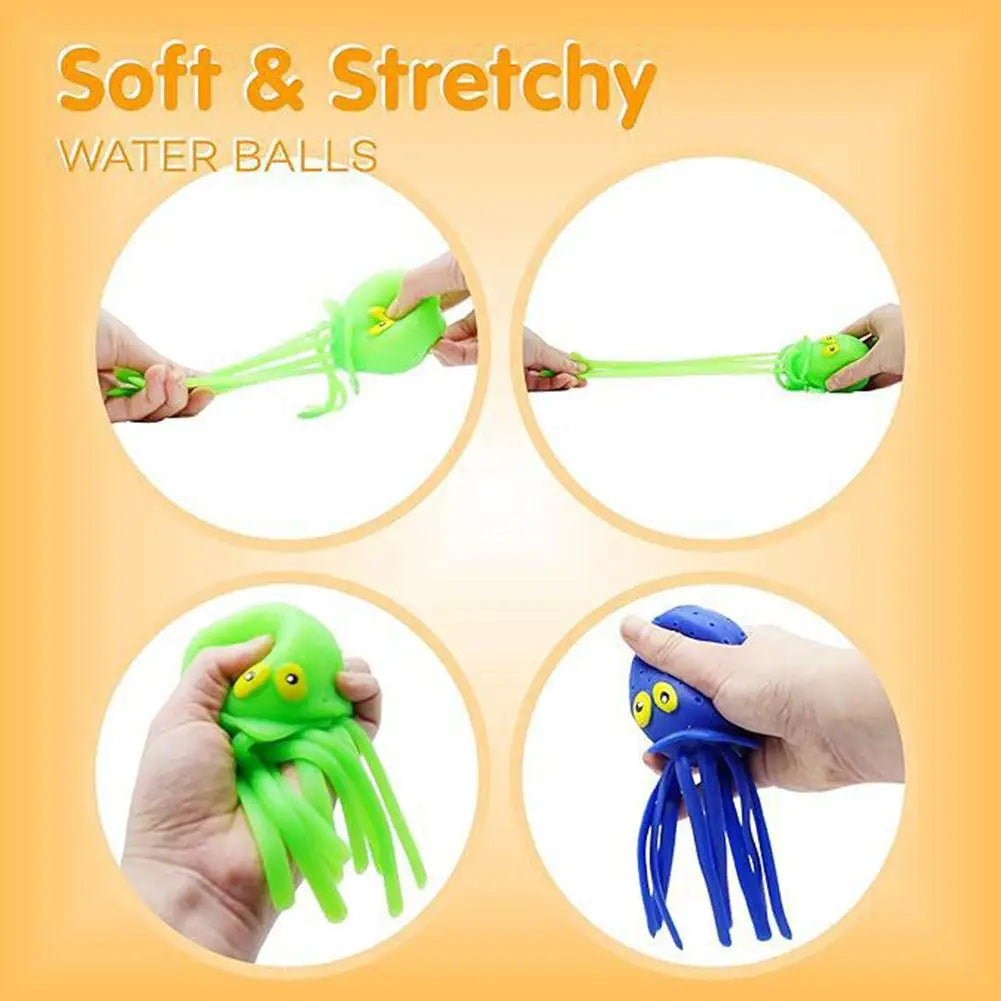 Baby Bath Toys Sponge Water Absorbing Octopus Squeezing