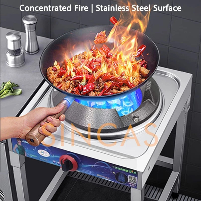 Fierce Fire Stove Commercial Liquefied Gas Stove Single-Burner