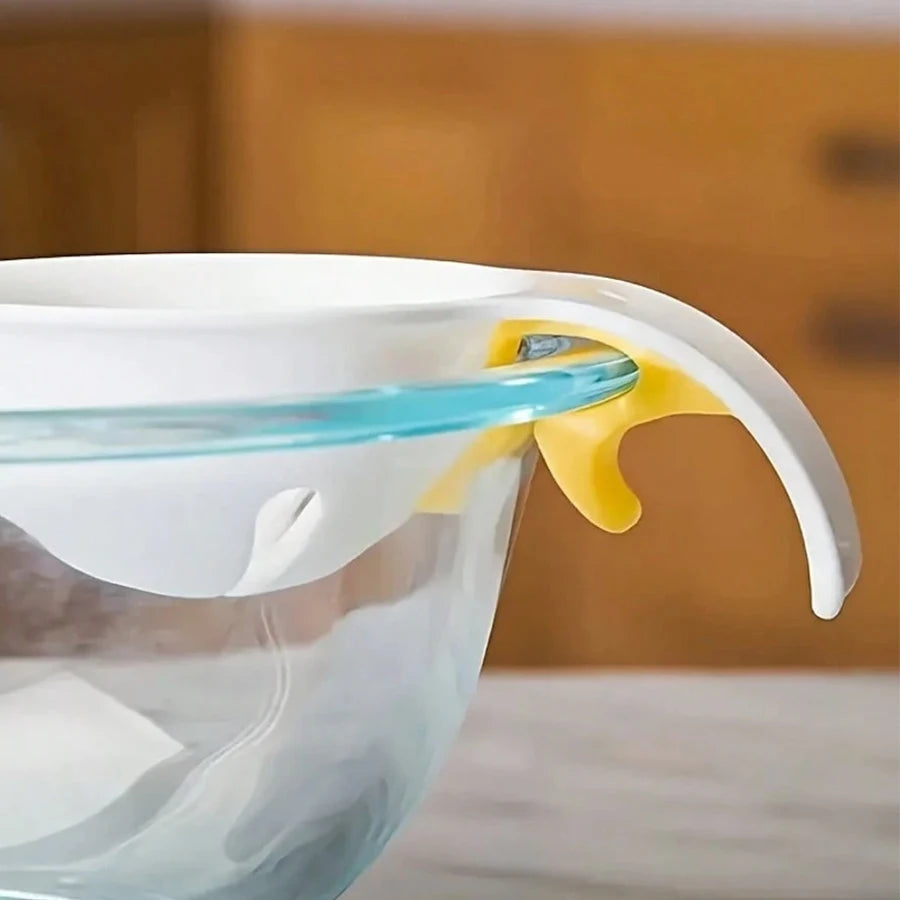 1pc Egg Yolk Separator Divider Rack White Plastic