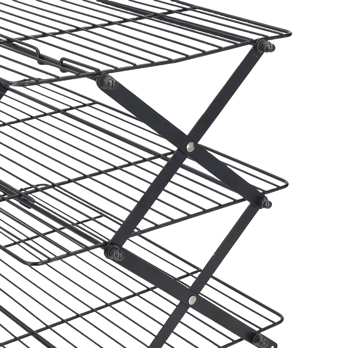 Multi Layer Baking Cooling Rack Foldable Rectangular Iron
