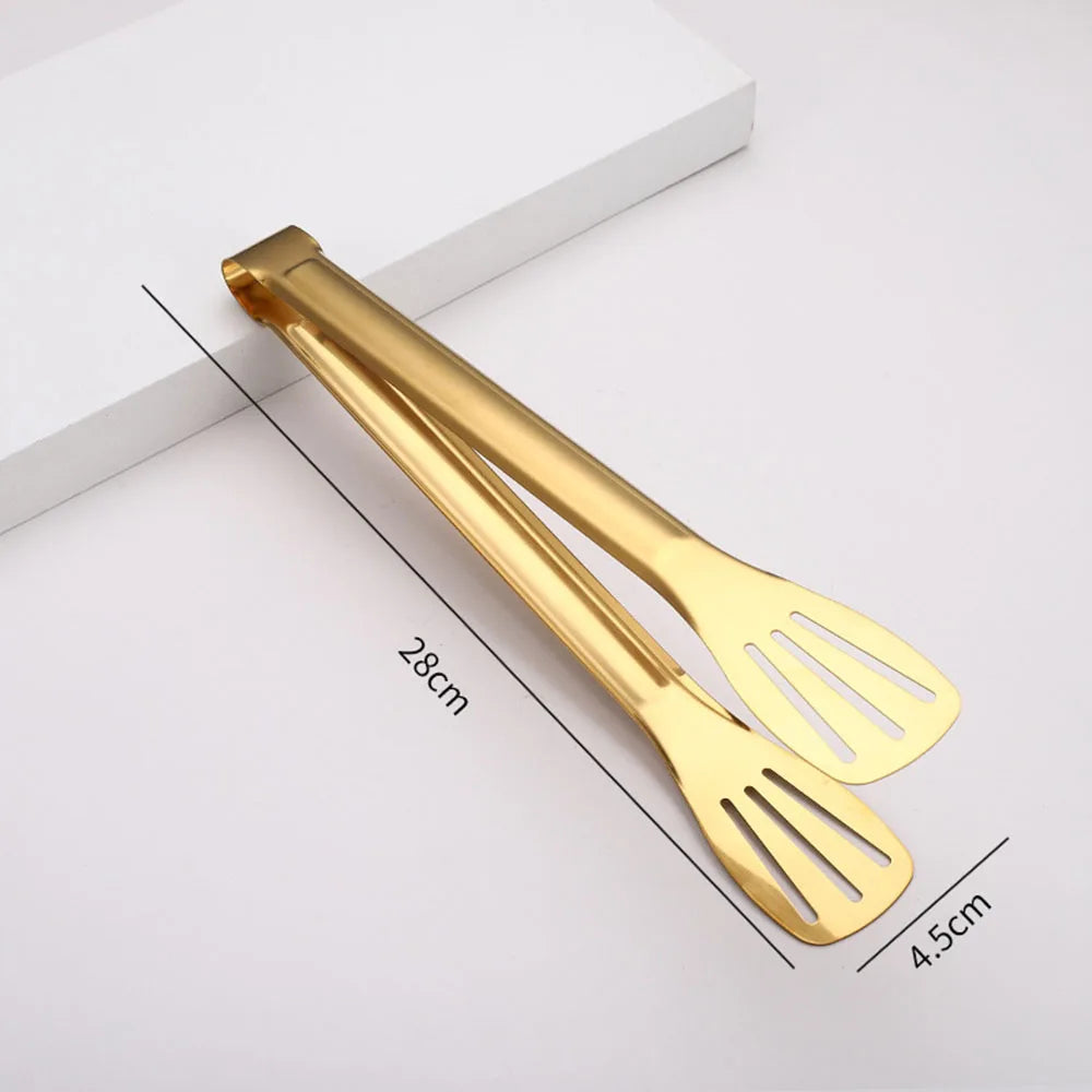 Stainless Steel Anti-Slip Food Clamp Utensils Buffet Cooking