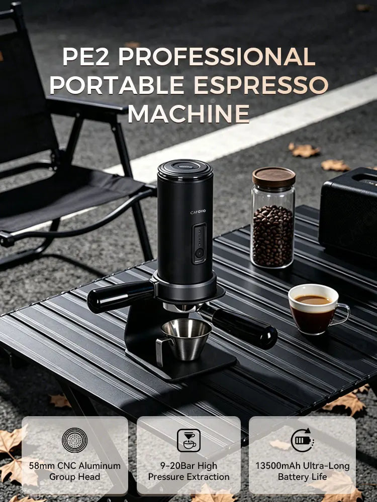 Cafovo Pe2 Wireless Espresso Machine 58mm Bottomless Portafilter