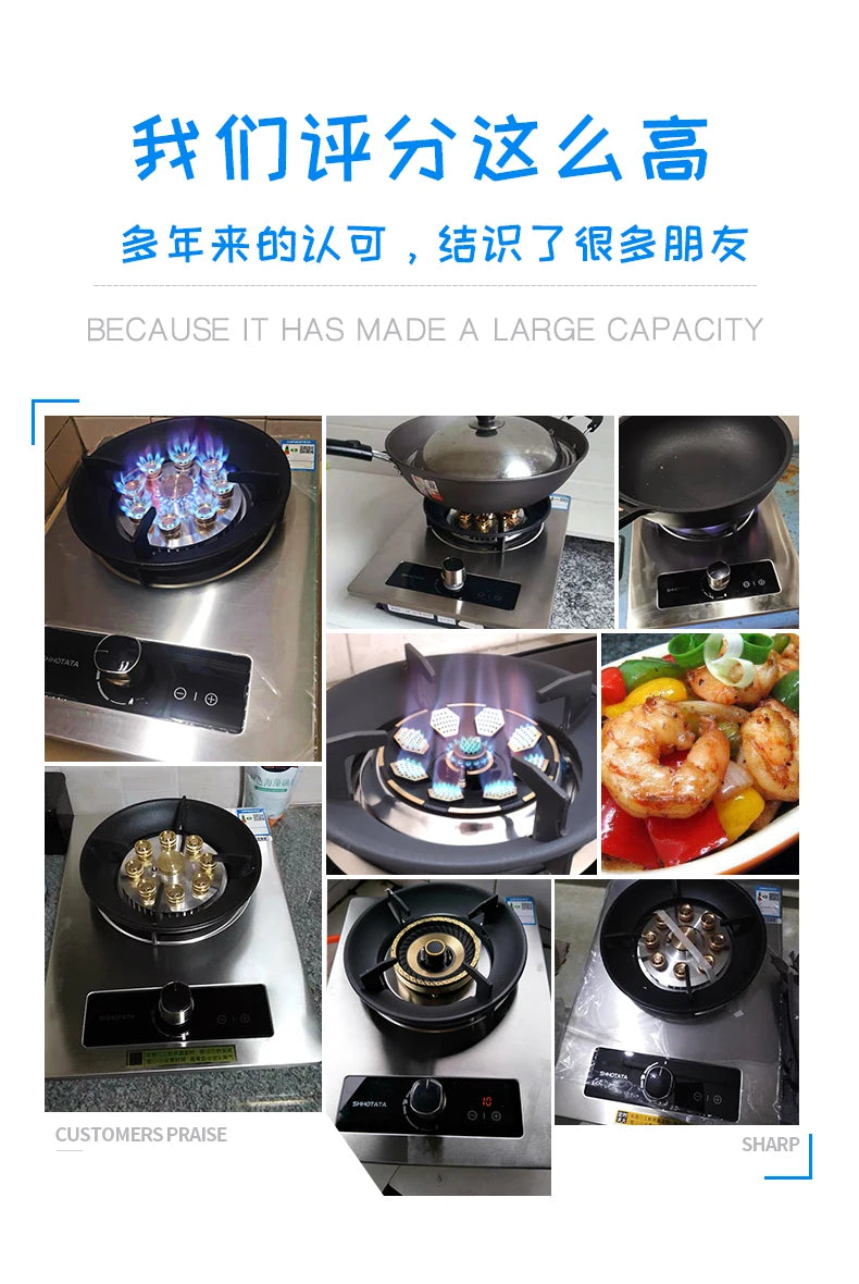 Built-In Kitchens Cookers Gas Stove Stove Stainless Steel