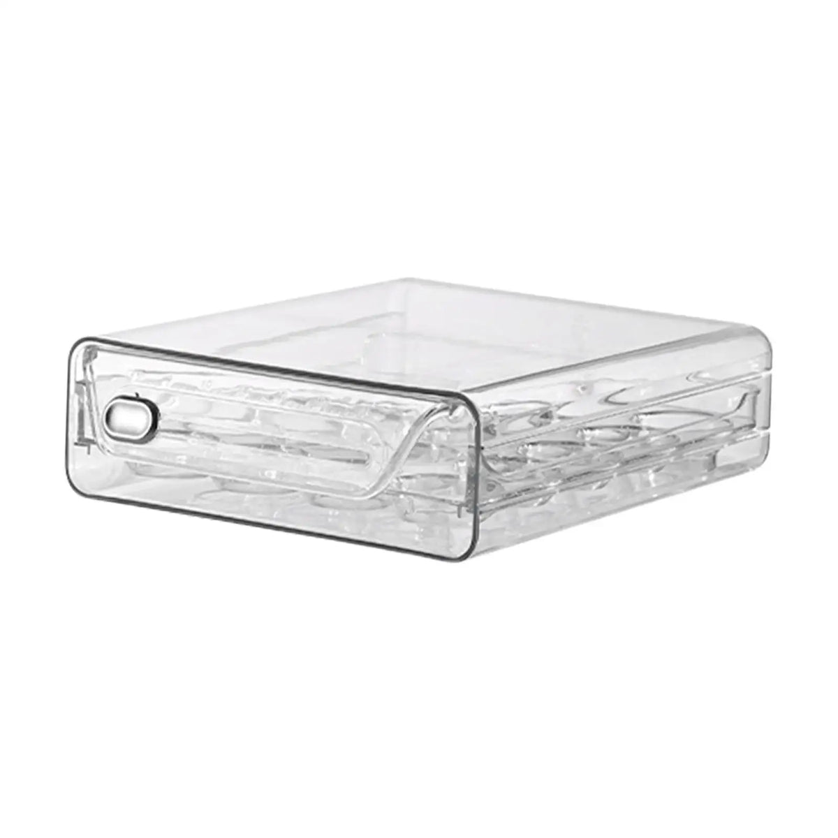 Eggs Organizer Drawer Transparent Egg Holder Double Layers