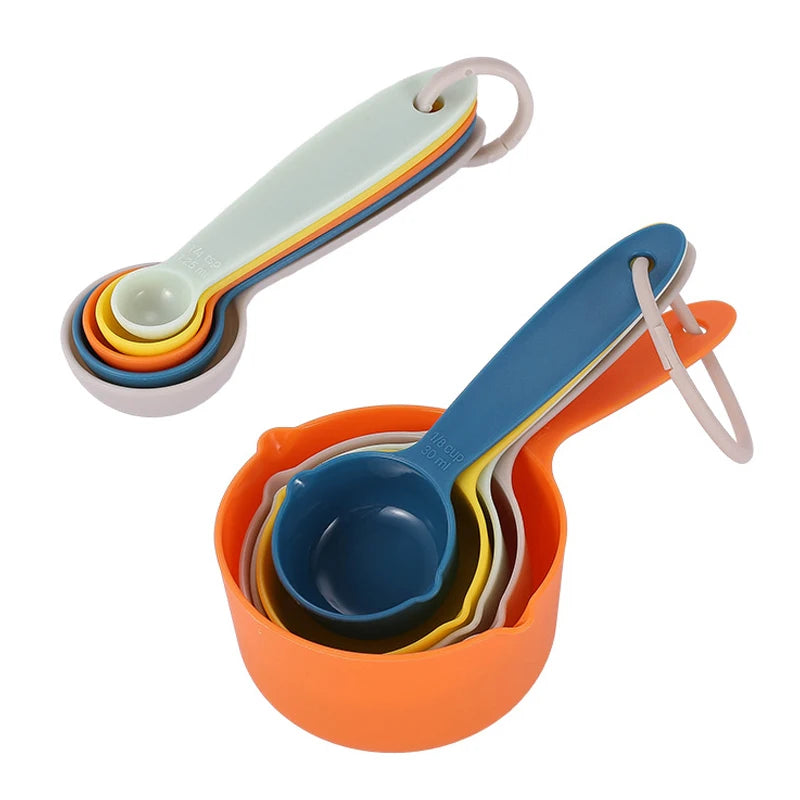 Colorful Measuring Cup Measuring Spoon 5-Piece Graduated