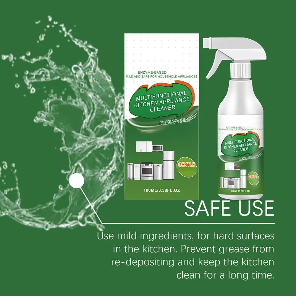 Multi Purpose Appliance Cleaner Quickly Penetrates Dissolves
