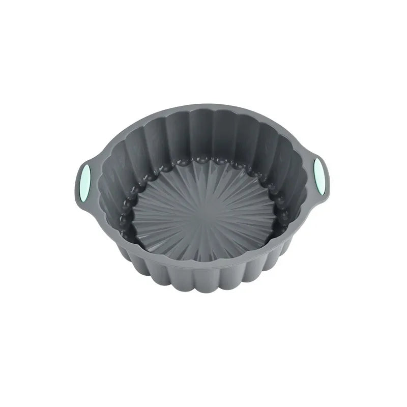 Silicone Fluted Cake Pans Non-Stick Oven Baking Pans