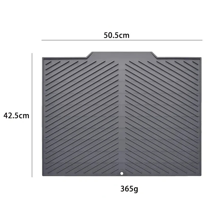 1pcs Wave Draining Pad Silicone Drying Mat Non-Slip