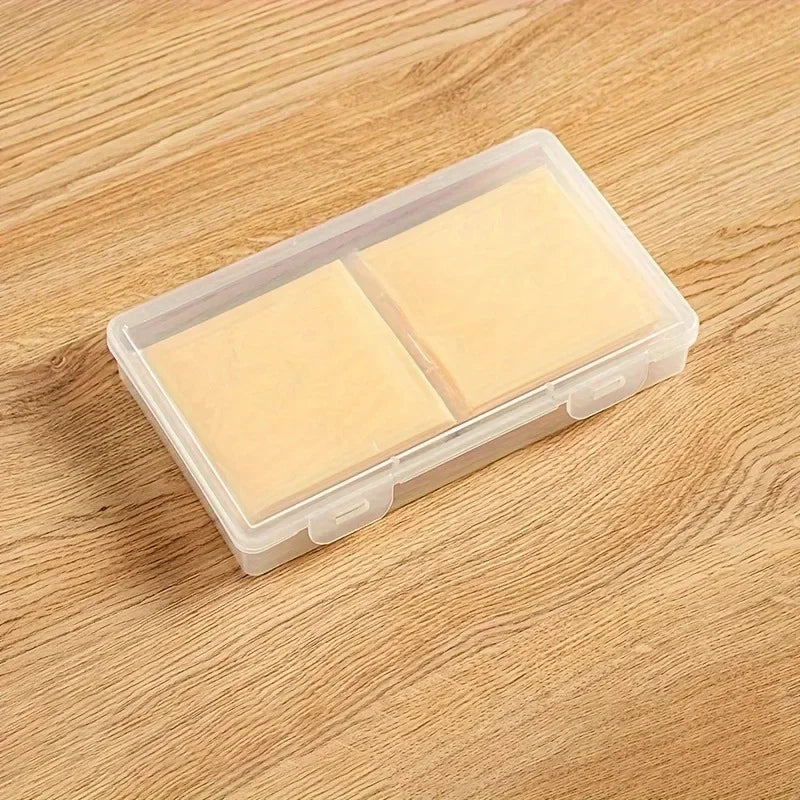Reusable Cheese Storage Container Transparent Food Seal Box
