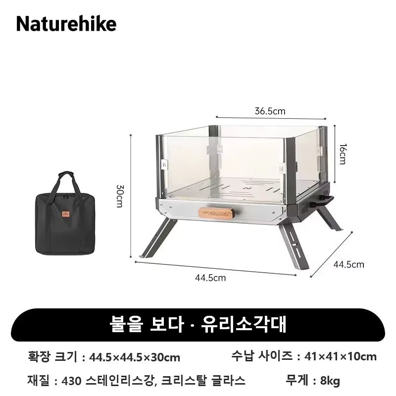 Naturehike Watch Fire Camping Wood Stove Firewood Square
