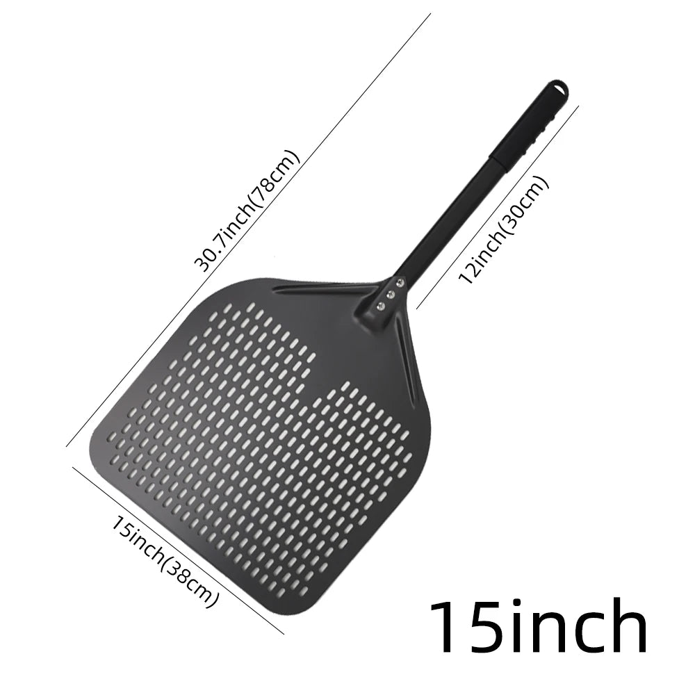 15 16 Inch Big Pizza Peel Perforated Shovel