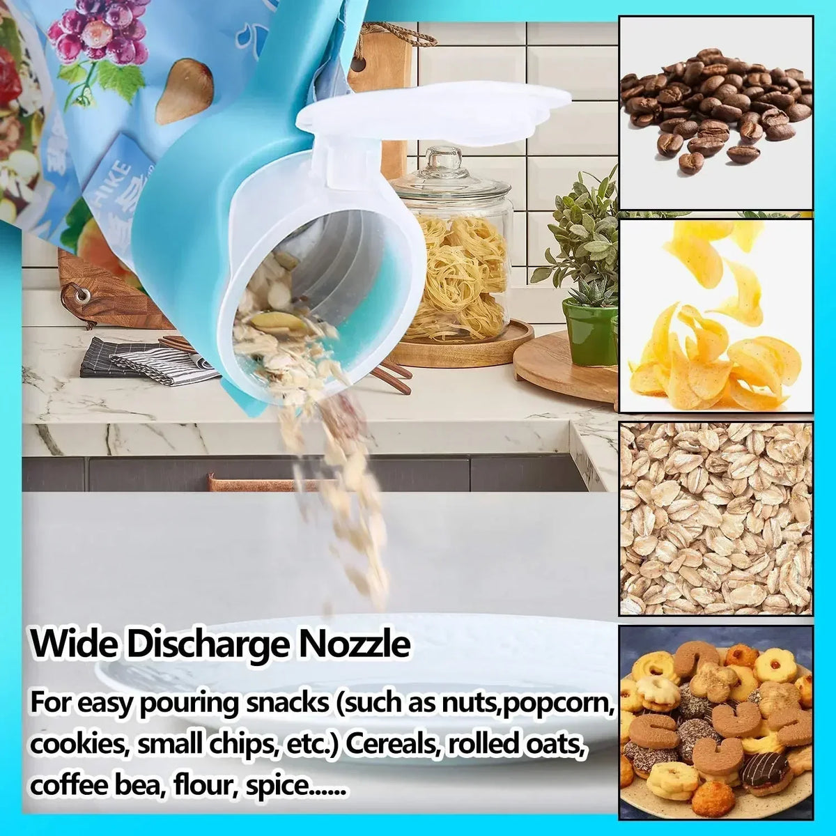 Snack Sealing Clip Fresh Keeping Sealer Clamp Plastic