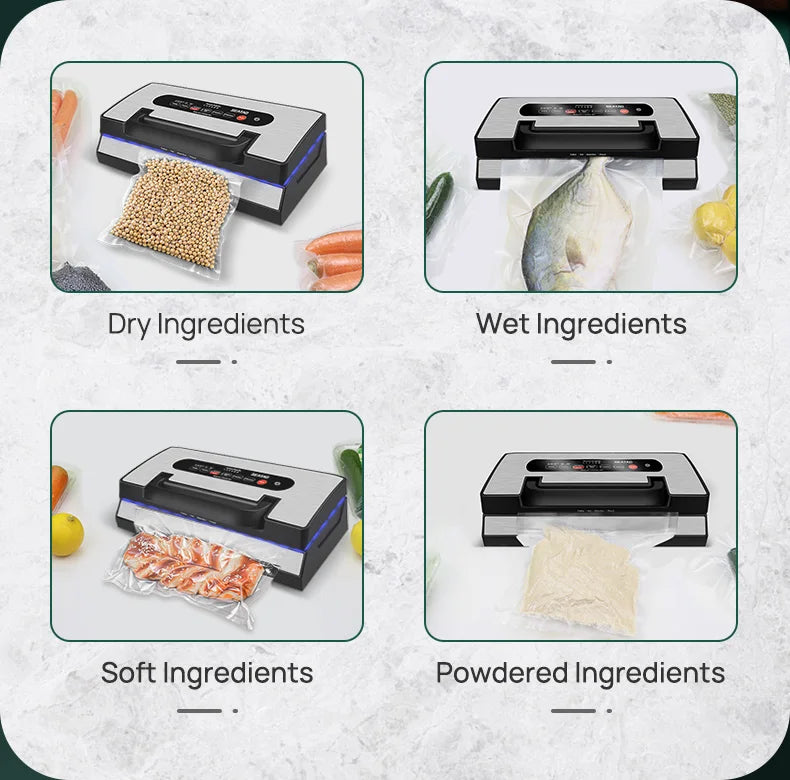 Seatao Vh5188 Vacuum Packing Machine Built In Cutter&Storage
