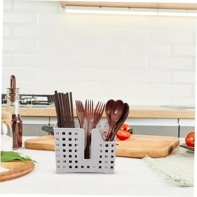 1pc Dish Rack Dishwasher Wall-Mounted Chopsticks Straw Storage