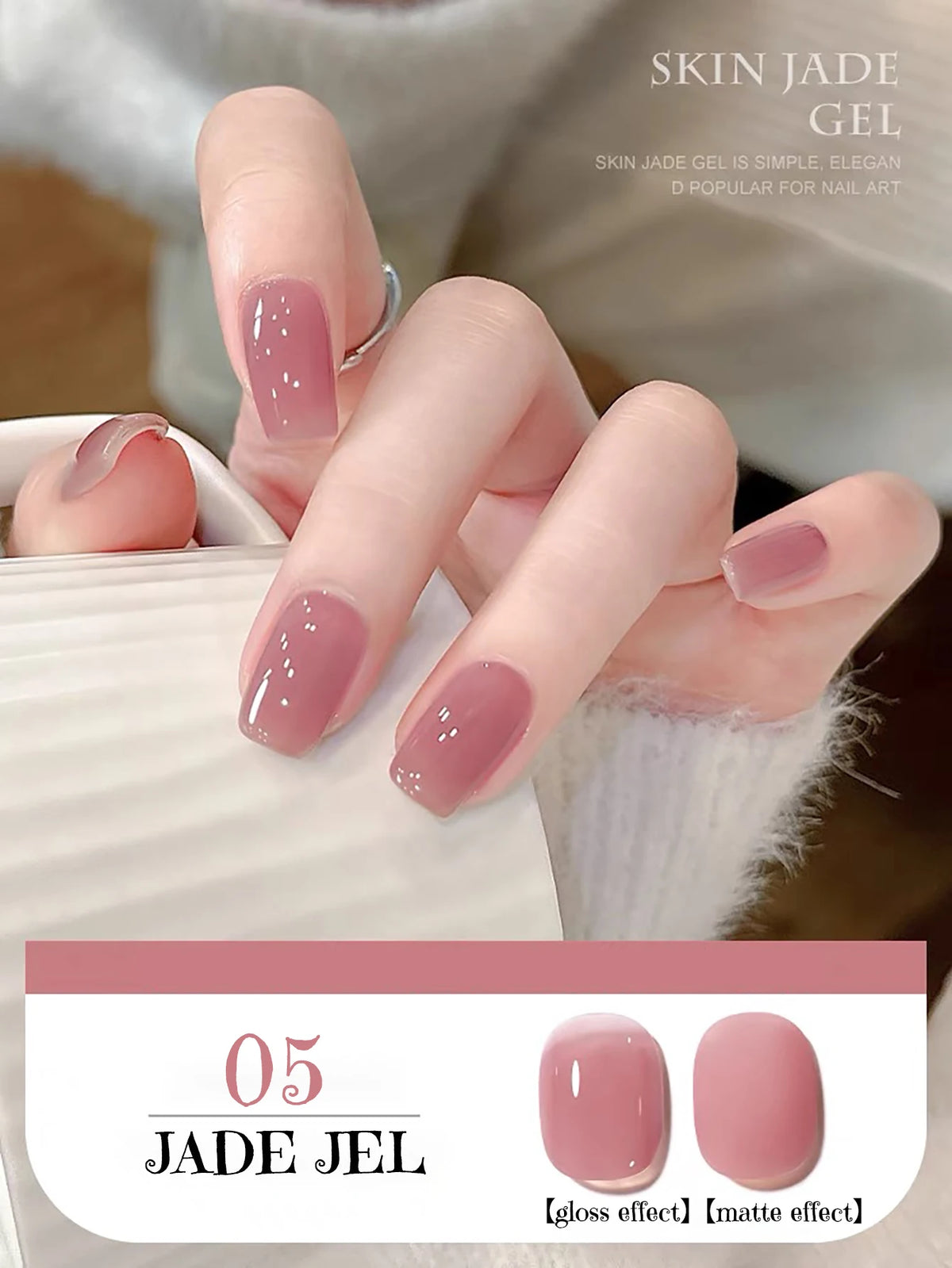 1-30pcs Zh Ice Transparent Nude Gel Nail Polish