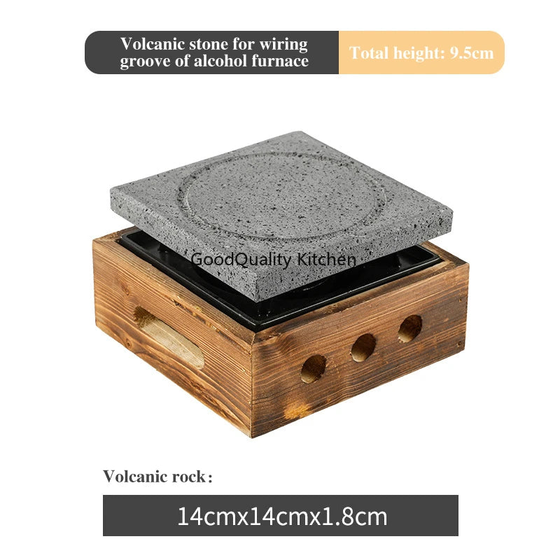 Japanese Barbecue Stove Beef Steak Plate High Temperature