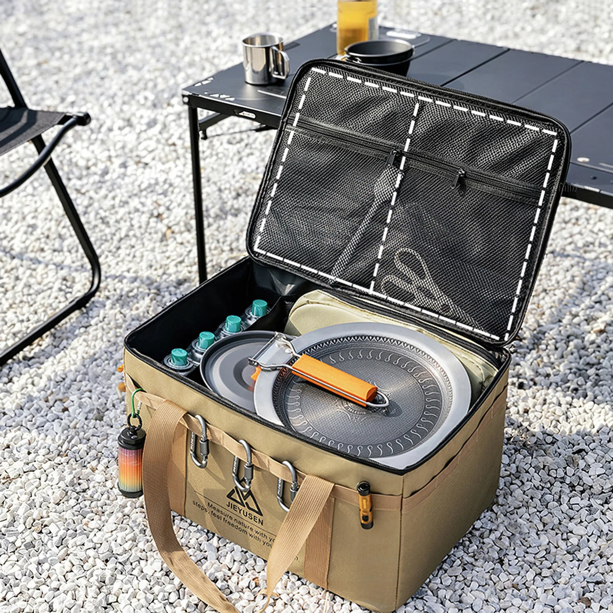 30/42l Camping Organizer Waterproof Oxford Cloth Picnic Bag
