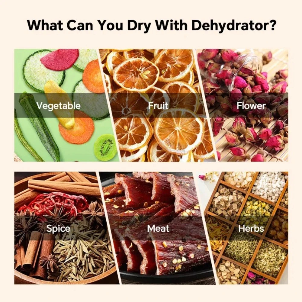 2000w Commercial Food Dehydrator 20 Trays Stainless Steel