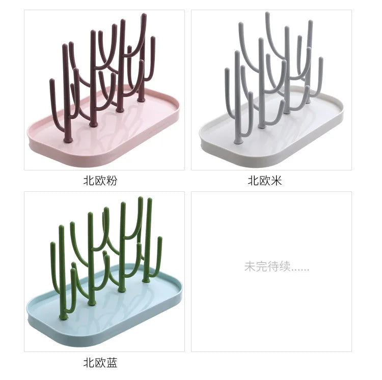 Baby Feeding Bottle Drain Rack Nipple Feeding Cup