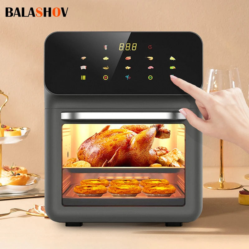 10l Large Capacity Electric Air Fryers Oil-Free Automatic