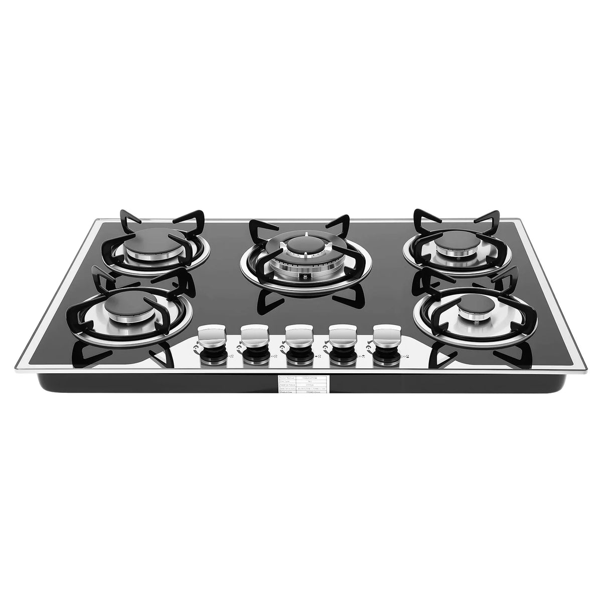 Burners Built-In Gas Stove Dual Fuel Ng/Lpg Convertible