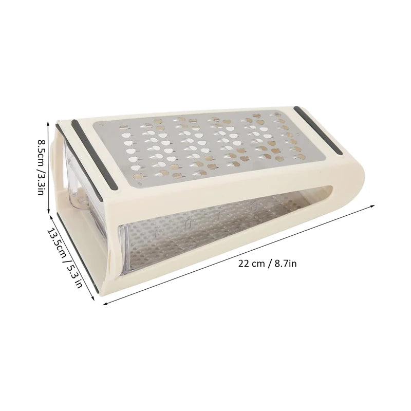 Double-Sided Blades Cheese Grater Vegetable Grater Chopper