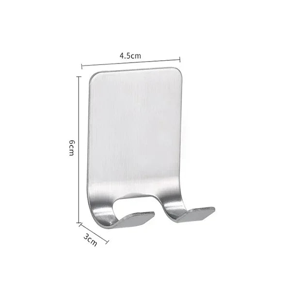 1pc Stainless Steel Razor Hook Wall Adhesive Shaving