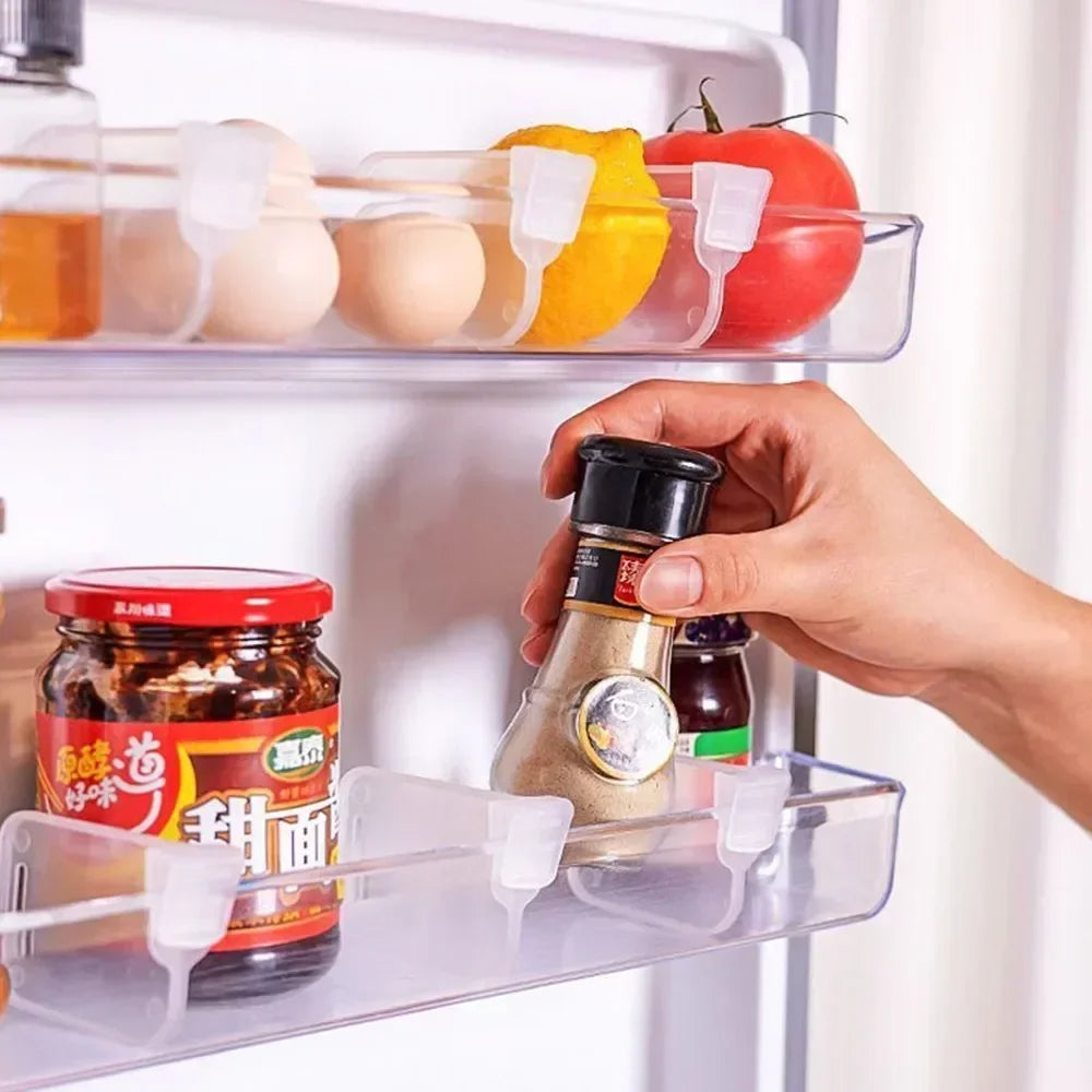 Refrigerator Organizer Shelf 4/6/8 Pieces Items Shelves
