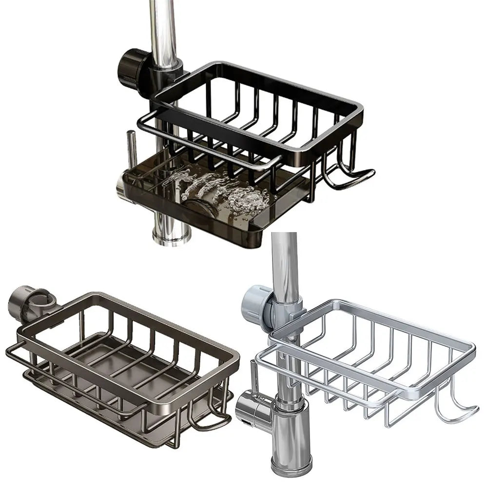 Sink Faucet Organizer Detachable Over Faucet Sink Caddy