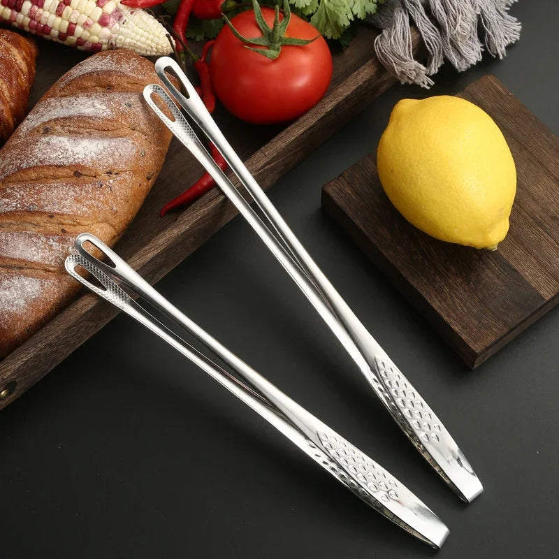 Tongs Barbecue Grill Tongs Cooking Tweezers Stainless Steel