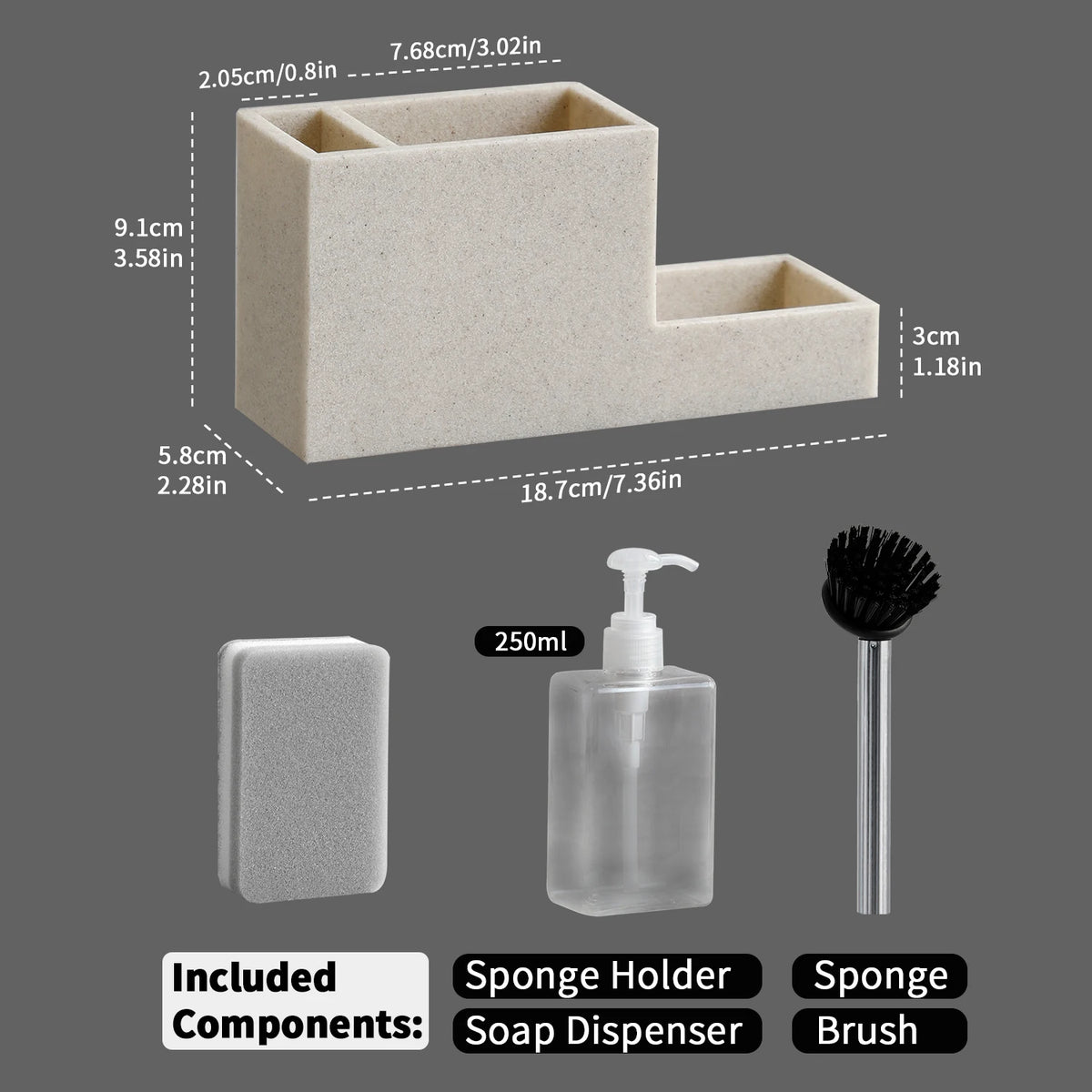 Sponge Holder Sink Organizer Sponge Organzier Torage Brush