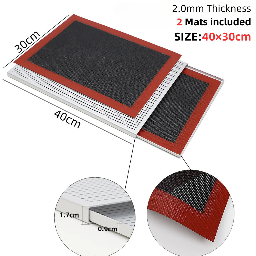 Puff Pastry Baking Tray Mille Feuille Rectangular Pastry