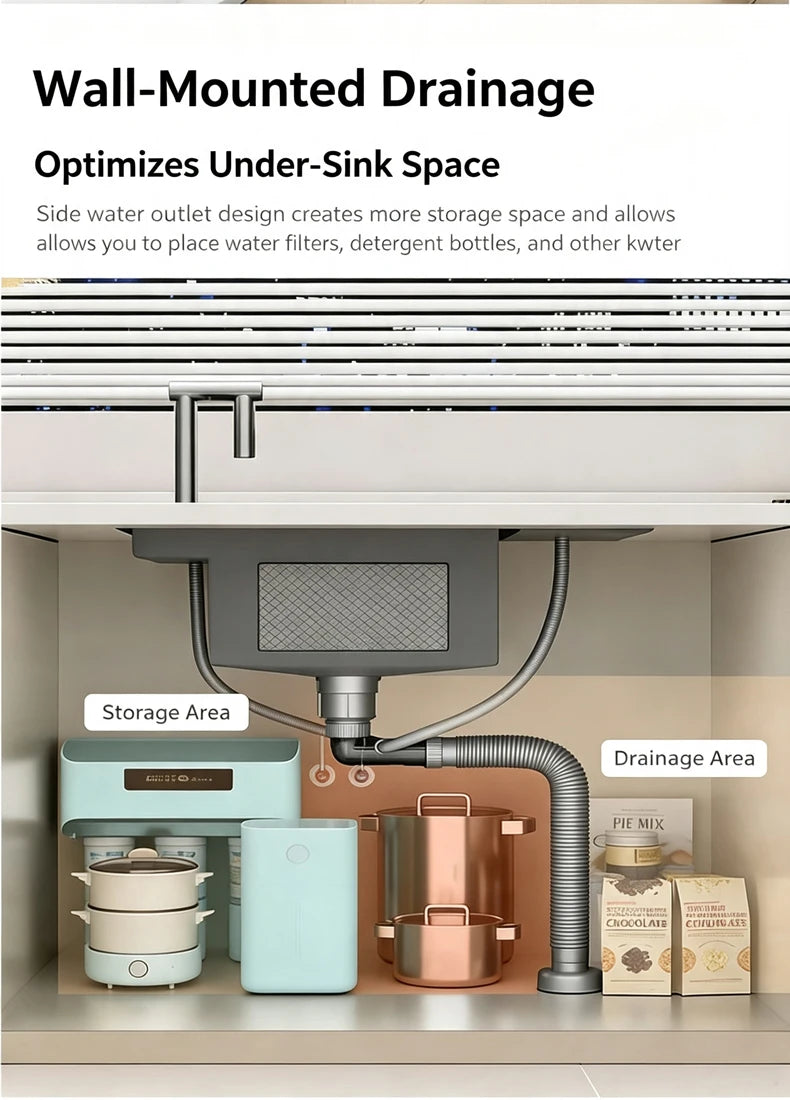 Cup Washer Hidden Bar Sinks Lid Multifunctionalstainless Steel