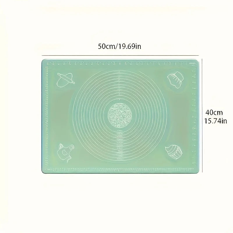 50x40cm Silicone Baking Mat Measurement Guide Non-Stick Pastry