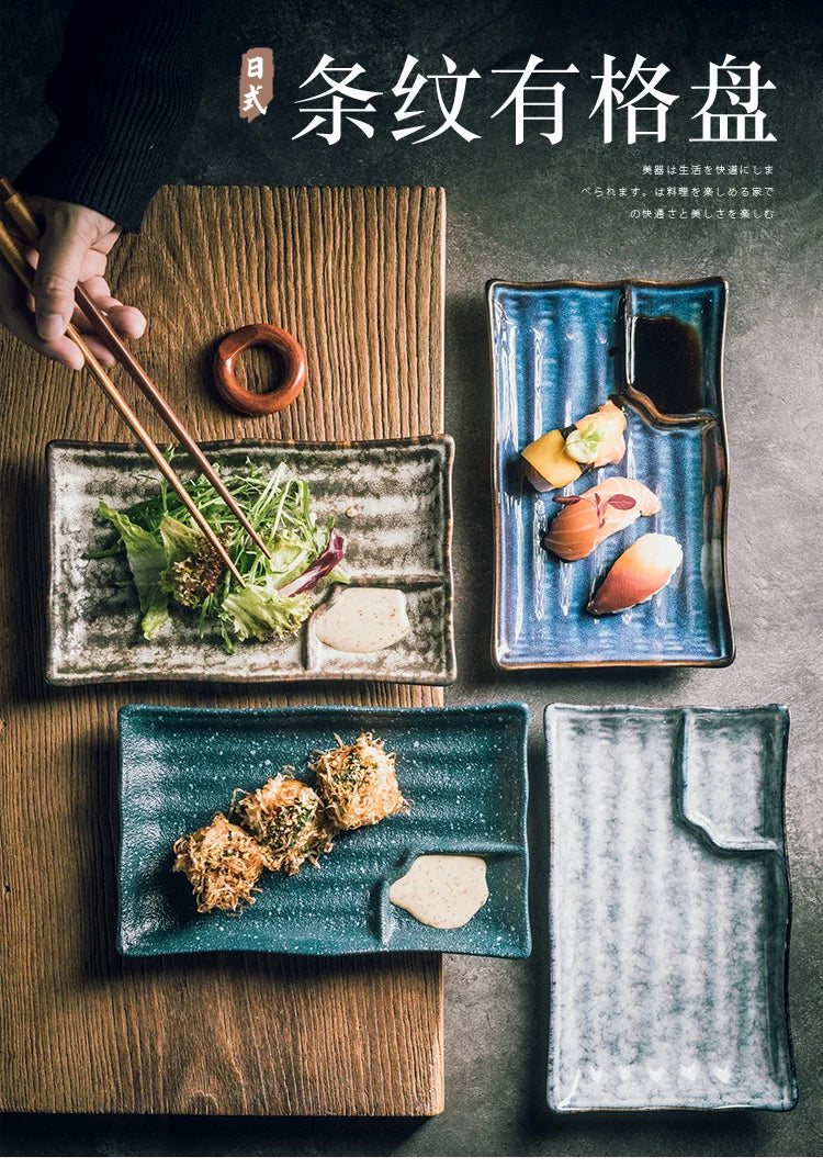 Ceramic Japanese Dumpling Dish Dipping Sauce Dish Creative