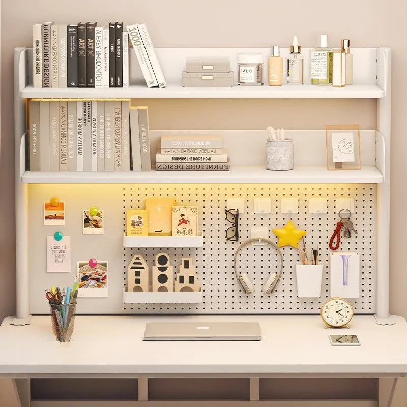 Desktop Storage Rack Pegboard Desk Organizer Shelfcomputer