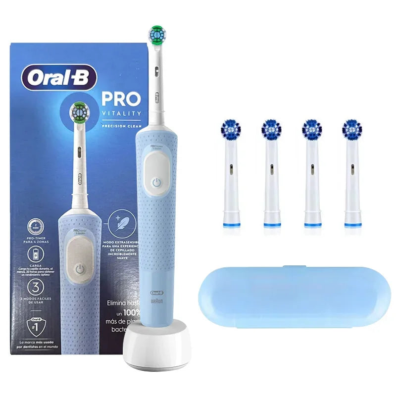 Oral D100 Electronic Toothbrush Adult Rechargeable Cross Action