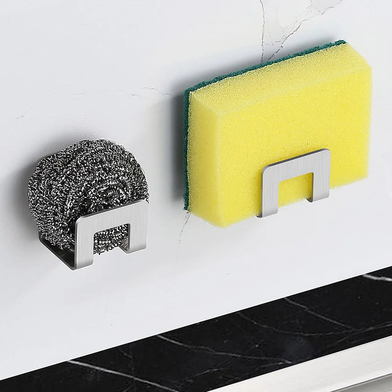 Sink Sponge Holder Self Adhesive Drain Drying Rack