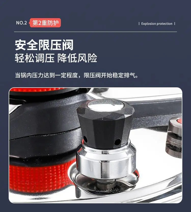 316 Stainless Steel Explosion-Proof Pressure Cooker Thickened
