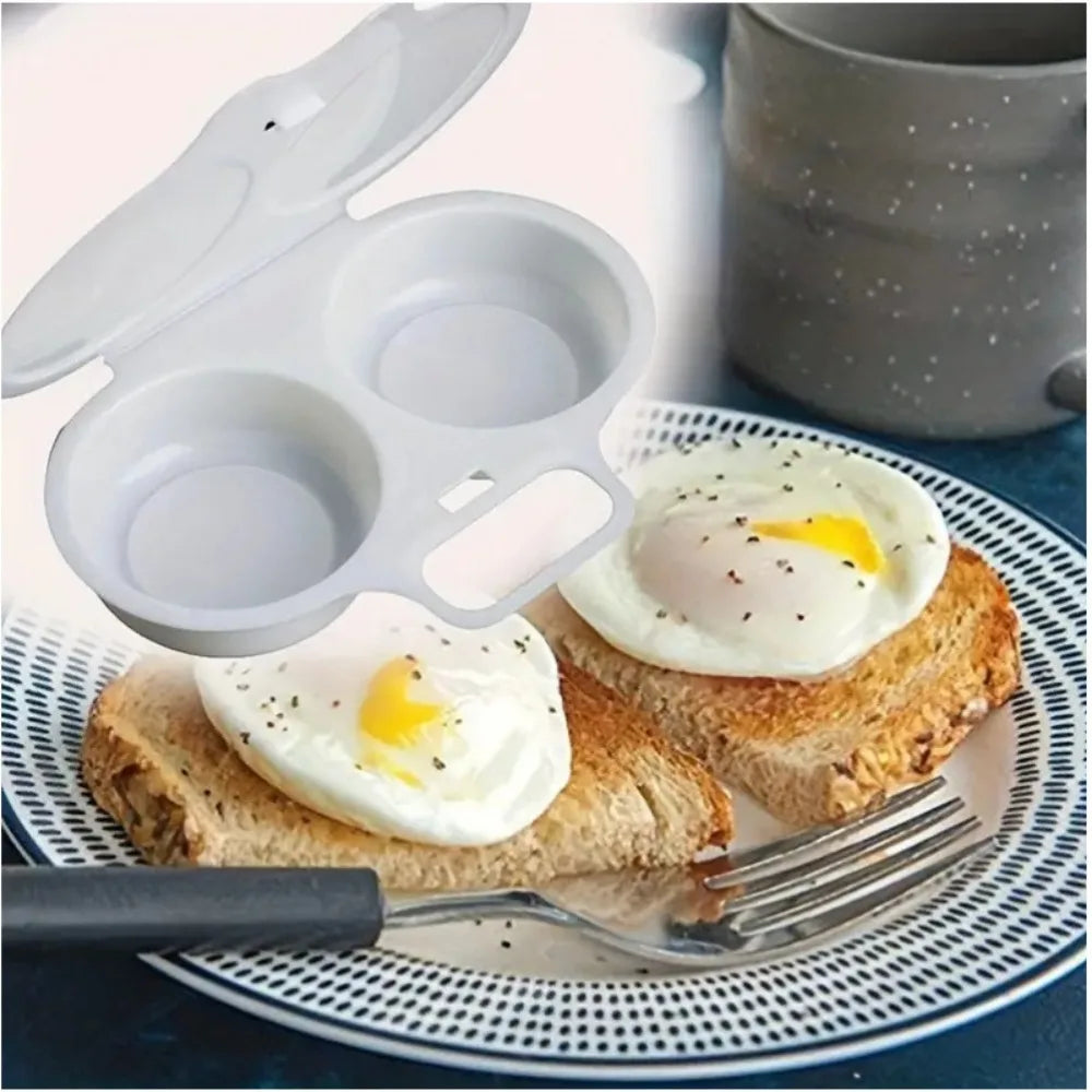 Food Grades Plastic Microwave Cooking Eggs Steamer Convenient