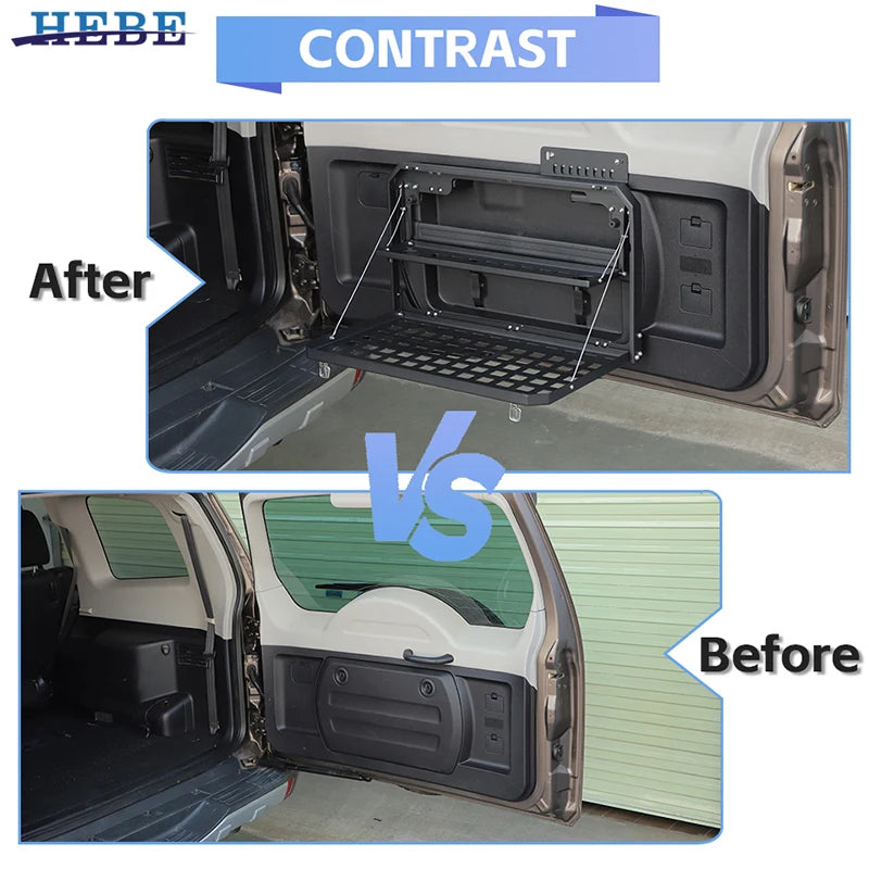Hebe Double Layer Tailgate Shelf Trunk Storage Rack