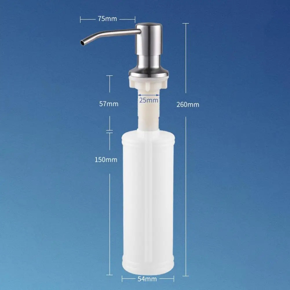 350/500ml Stainless Steel Soap Dispenser Versatile Anti-Rust